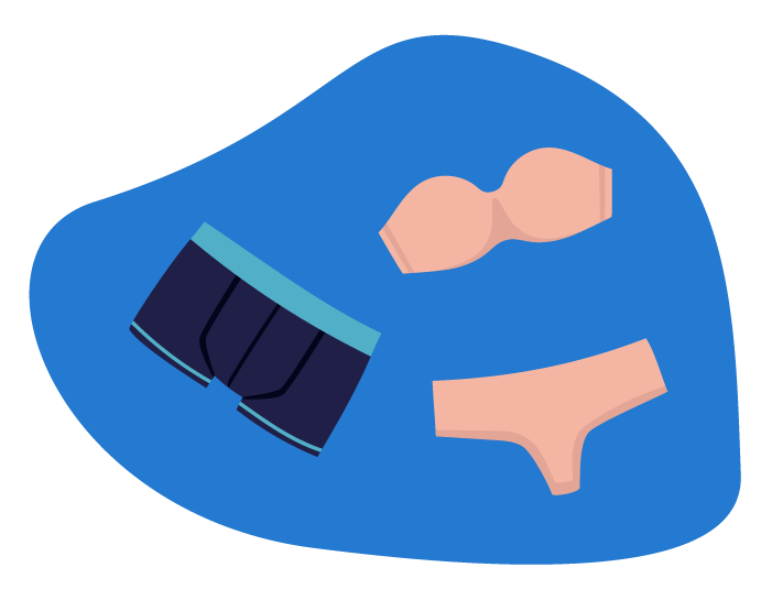 começar com roupa interior